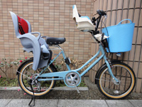 ボバイク(前チャイルドシート)付き自転車