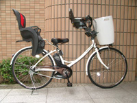 ハマックス(後ろ子供のせ)付き電動アシスト自転車
